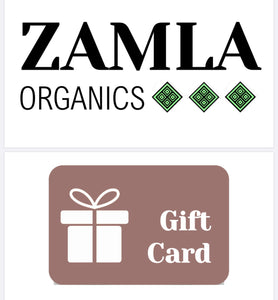 ZAMLA organics gift card